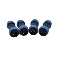 Connecteur sous-marin IP68 fileté 7pin mâle 2/3/4 broches câble fileté connecteur rapide câble prise étanche SP connecteur en plastique