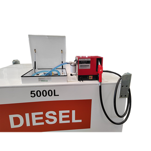 1000l עד 5000l פלדת פחמן המובלת מיכל דלק נייד נייד עם משאבה לתדלוק רכב - Product Image 4