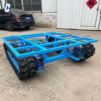 Châssis sur chenilles en acier hydraulique de 2 tonnes OEM avec appareil de forage Châssis de machines de construction Châssis Robot télécommandé