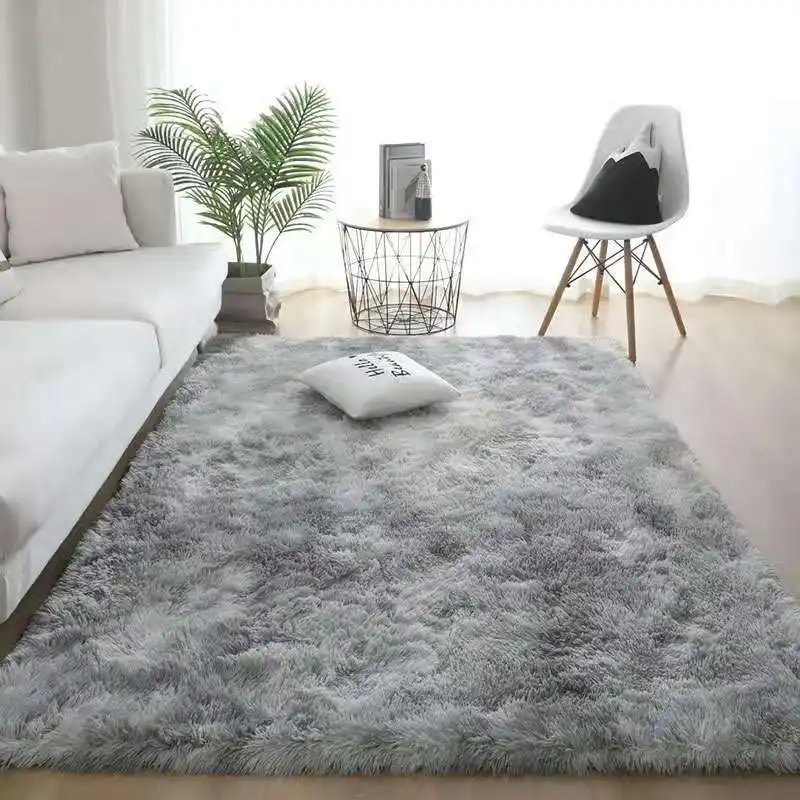 Ebay Cross-Border Electronic Commerce overcolor Amazon hot sells shag high pile shag fluffy mats floor carpet