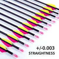 Flèches en carbone pur en gros d'usine, diamètre intérieur 4,2 mm, longueur personnalisable 30-32 pouces, pour arc classique, chasse, cible, acier, plastique