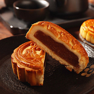 Confezione Regalo Fengmai, Mooncake Tradizionale Cinese 100g con Cinque Noci <span class=keywords><strong>e</strong></span> Pasta di Loto Bianco, Snack Dolci - Product Image 5