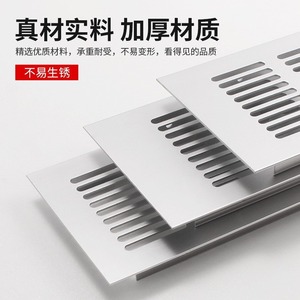 Xinjunye Aluminum Alloy <b>Vent</b> Grille Matte <b>Black</b> 1222 Furniture Ventilation Accessory - Product Image 3