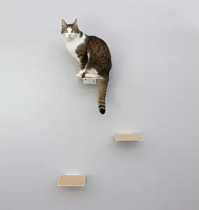 猫楼梯台阶个人攀岩墙室内宠物搁板平台