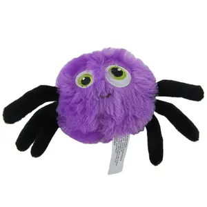 Wholesale Sensory Spider Squeaky Rubber Dog Toys - 2 sizes (S,M