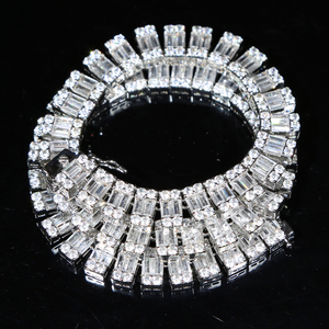 Promotion Iced Bling 5A CZ Zircon Cubique Collier Étincelant Mariage Fiançailles Diamant Chaîne pour Cadeaux Anniversaires Bouddhiste - Product Image 5