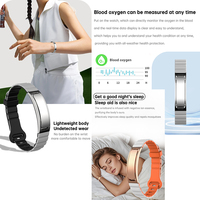 Bracelet intelligent anti-moustiques avec suivi d'activité, moniteur de fréquence cardiaque et d'oxygène sanguin, chargement magnétique, personnalisable ODM
