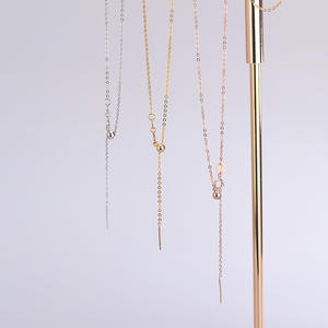 سلسلة فضية إيطالية 925 قابلة للتعديل بخرز منزلق ذات جودة عالية في مجوهرات الفضة - Product Image 6