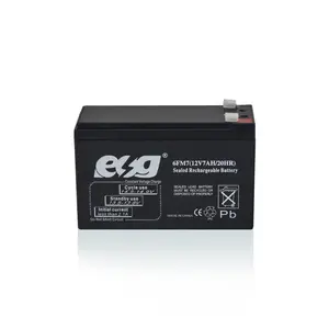 ESG cheapest home used Rechargeable 12V7 7ah 8ah 9ah Deep Cycle Gel lead acid storage dry cell battery