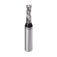 Brocas de enrutador en espiral de compresión CNC, hoja compuesta de carburo TCT para corte ascendente y descendente, soporte ODM personalizado