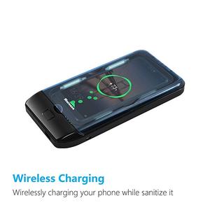 UV teléfono celular portátil <span class=keywords><strong>limpiador</strong></span> caso inalámbrico con cargador USB cargador para el iPhone <span class=keywords><strong>Android</strong></span> teléfono móvil - Product Image 3