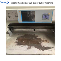Guillotina de Papel Computarizada Polar 920 Usada de Alta Calidad, 380V, Alta Velocidad 60m/min, Alta Precisión, Segunda Mano
