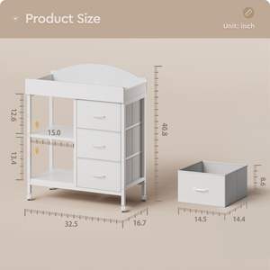 Table à <span class=keywords><strong>langer</strong></span> pour bébé tiroirs amovibles <span class=keywords><strong>armoire</strong></span> non toxique pour bébé nouveau-né ensembles de vêtements pour bébé 0-3 mois pour garçon - Product Image 6