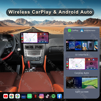 Écran d'autoradio 12,3 pouces pour Lexus GS Series 2006-2012 avec GPS intégré, TV de tableau de bord et navigation Android pour lecteur multimédia (vente en gros)