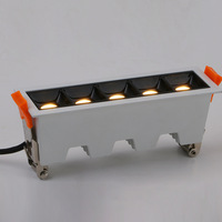 Fabricant d'éclairage de Zhongshan, luminaires encastrés anti-éblouissement, design moderne minimaliste de luxe, indice de fidélité des couleurs élevé 90
