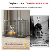 Cage pliable en fil de fer pour chiens et chats de petite et moyenne taille, usage domestique intérieur, toutes saisons