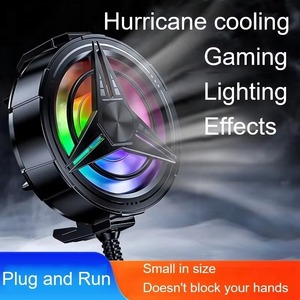 Ventilador refrigerador para teléfono móvil con clip y alimentación USB, radiador portátil con luz RGB para teléfono, bajo nivel de ruido para juegos y transmisiones en vivo - Product Image 6