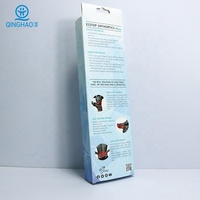Boîtes d'emballage personnalisées en papier kraft recyclé à prix d'usine pour semelles de chaussures et chaussettes, avec logo en relief et revêtement UV