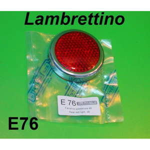 Anneau chromé pour feux arrière pour Lambrettino 48 - Product Image 1
