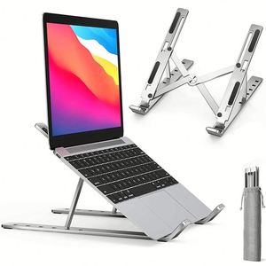 X619free Sample Portable Metal Laptop <b>Stand</b> Aluminium Alloy Adjustable Height <b>Desk</b> Laptop <b>Computers</b> Standing Foldable - Product Image 1