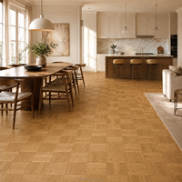 Pisos de roble aprobados por ISO 9000, tablones de madera dura estilo parquet de gran formato para venta al por mayor
