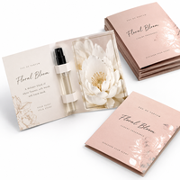 Cartes Cadeaux Échantillons de Parfum Personnalisées avec Impression du Logo de la Marque, Support de Testeur de Parfum de Luxe, Emballage et Insert pour Flacon de Parfum