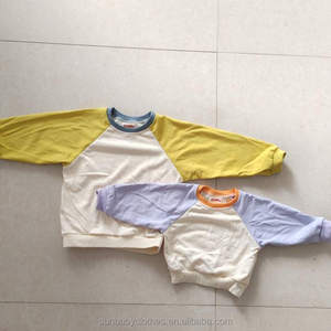 Sudadera Infantil con Mangas en Contraste, Bloques de Color, Estilo Oversize, Suéter Informal de Algodón para Niños, OEM - Product Image 5