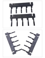 Extension de cheveux remy humains vierges de deuxième génération 6D, vente en gros