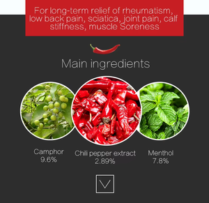 แผ่นแปะบรรเทาอาการปวดสมุนไพรธรรมชาติที่เป็นมิตรต่อผิวแผ่นแปะพริกเฉพาะที่ - Product Image 3