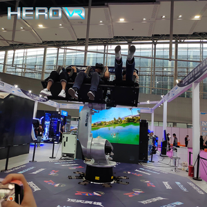 HEROVR EXPO Event : ROI élevé, Expérience de jeu immersive à <span class=keywords><strong>360</strong></span>°, Mouvement fluide, Bras robotique <span class=keywords><strong>VR</strong></span> à 6 axes en acier, Utilisation en intérieur et en extérieur, Centres commerciaux - Product Image 1