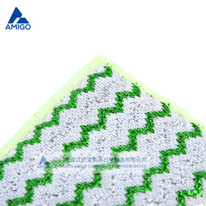 Tampons de nettoyage en microfibre Amigo, rectangulaires, super absorbants, pour la vaisselle de cuisine, vert, gris, argent - Product Image 2