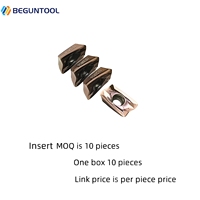 Plaquette de fraisage R390-11T308M-PM, remplacement pour Sandvik R390-11T308M, R390-180608M, 4340, Coro Mant série R390
