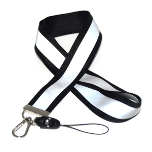 High Quality Safety Reflective Lanyards and Card Holders Necklace with Custom logo Printing