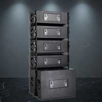 Altavoz de Línea Activo LS3 con Doble Woofer Pasivo de 10 Pulgadas, Serie LA, 500W/700W Mono, Carcasa de Madera, 3 Años de Garantía, XLR/Speakon