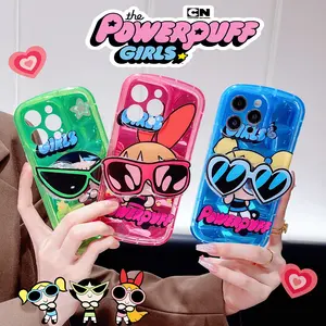 Lovely Girls Phone Cases with Glasses Socket for iPhone 15 11 12 13 14 pro max Soft Kawaii Cellphone Covers