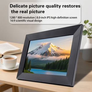 Thông Minh 8-Inch HD Kỹ Thuật Số Đám Mây Ảnh Màn Hình Cảm Ứng Hộ Gia Đình Đ<span class=keywords><strong>i</strong></span>ện Tử Album Máy Nghe Nhạc Wifi Từ Xa Truyền Không Dây MP3 AVI - Product Image 5