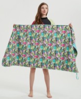 Serviette de plage personnalisée en microfibre suédée légère, recyclée RPET, grande taille, imprimée, sans sable, la plus vendue, en gros