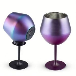 420ml Premium Stainless Steel Wine Glass with Detachable SiliconeBase Goblet <b>Champagne</b> Tumbler for Party Activity - Product Image 4