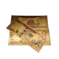 Billet en feuille d'or étanche 5000 or artisanat cadeau Collection argent plaqué or dollar américain