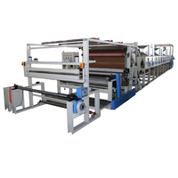 Machine à enduire le papier abrasif électrique avec dispositif de collage par colle pour textiles, films et emballages en bois