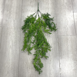 Planta Artificial de Sauce Llorón para Colgar en la Pared, PVC Suave, Planta Verde Individual para Decoraciones Colgantes - Product Image 1
