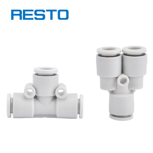 Соединительные фитинги для пневматических шлангов RESTO PY-C Mini: быстроразъемные, пластиковые, с фиксацией нажатием - Product Image 4