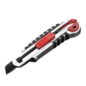 Cuchillo deslizante de 18mm, cuchilla de carga automática de alta resistencia, cuchillo cortador de utilidad con 5 uds. - Product Image 1