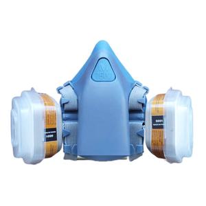 सिलिकॉन सामग्री 7502 आधा चेहरा गैस मास्क 7-टुकड़े श्वसन पूर्ण सेट पुनः प्रयोज्य गैस मास्क श्वसन - Product Image 5