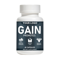 Capsules OEM pour la Prise de Poids, Stimulant d'Appétit, Gain de Poids Rapide, Soutien à la Santé Musculaire