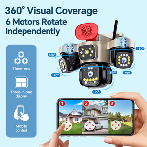 <span class=keywords><strong>Cam</strong></span>éra <span class=keywords><strong>de</strong></span> sécurité solaire 4G AOV 12MP <span class=keywords><strong>en</strong></span> gros, 3 objectifs, 3 écrans, 3 PTZ, <span class=keywords><strong>cam</strong></span>éra <span class=keywords><strong>de</strong></span> surveillance extérieure sans fil pour ferme, maison, villa - Product Image 1