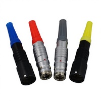 Connecteur circulaire étanche PHG-1K à verrouillage automatique Push-Pull, compatible LEMO, avec gaine de protection