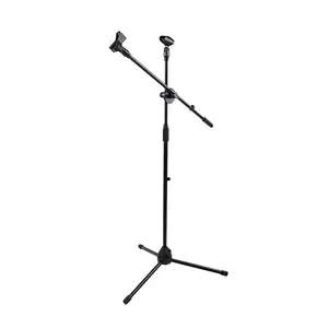 Manufacturer Height Adjustable Foldable Microphone Stand Stage Microphone Holder