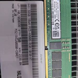 M321R4GA0BB0-CQK 32GB DDR5-4800 REG EC8 RDIMM PC5-38400R ECC Registered DIMM 288 พิน 1Rx4 1.1V โมดูลหน่วยความจำเซิร์ฟเวอร์ RAM - Product Image 3