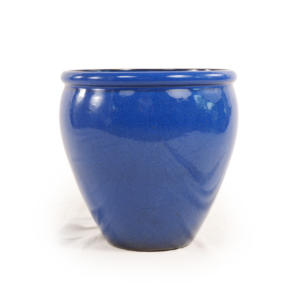 Pot de fleurs en céramique pour patio d'été, résistant, respirant, avec trou de drainage, pour extérieur - Product Image 1